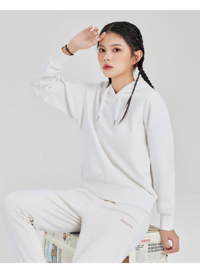 ERKE Thickened】women's Pullover Hoodie, Autumn And Winter Lightweight Ladies' Hooded Pullover, Simple And Warm Sports Sweatshirt - Image 1