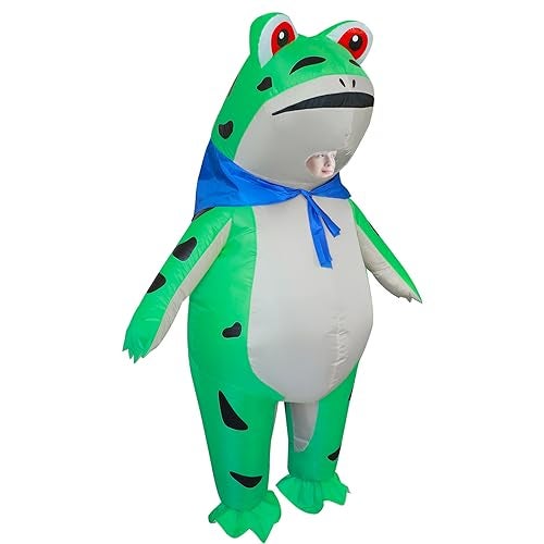 Stegosaurus Inflatable Frog Costume for Kids Halloween Cute Animal Costumes Funny Blow Up Suit for Boys Girls Cosplay Party - Image 1