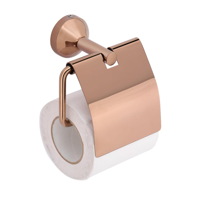 LAPO 304 Grade Stainless Steel Toilet Paper Holder for Bathroom/Toilet Roll Holder/Tissue Paper Roll Holder/Toilet Tissue Holder- Bathroom Accessories(PVD Rose Gold Finish) - Image 5