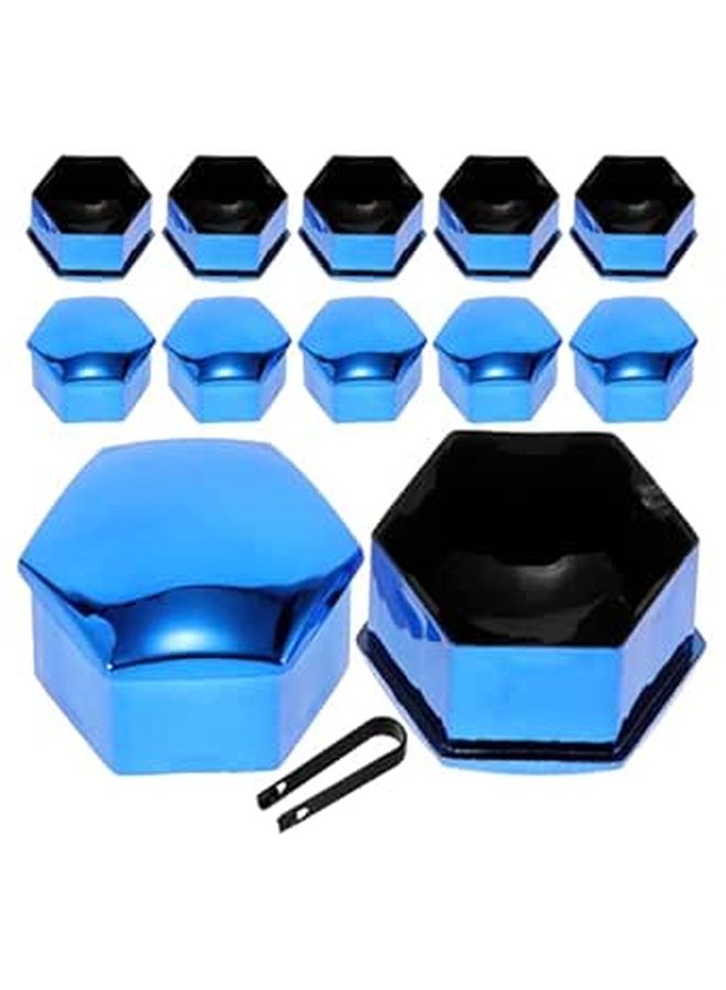 20 Pcs Wheel Nut Covers Car Tire Screw Caps With Dustproof Hub Nut And Removal Tool For Electric Vehicle Center Rim Protection - Image 1