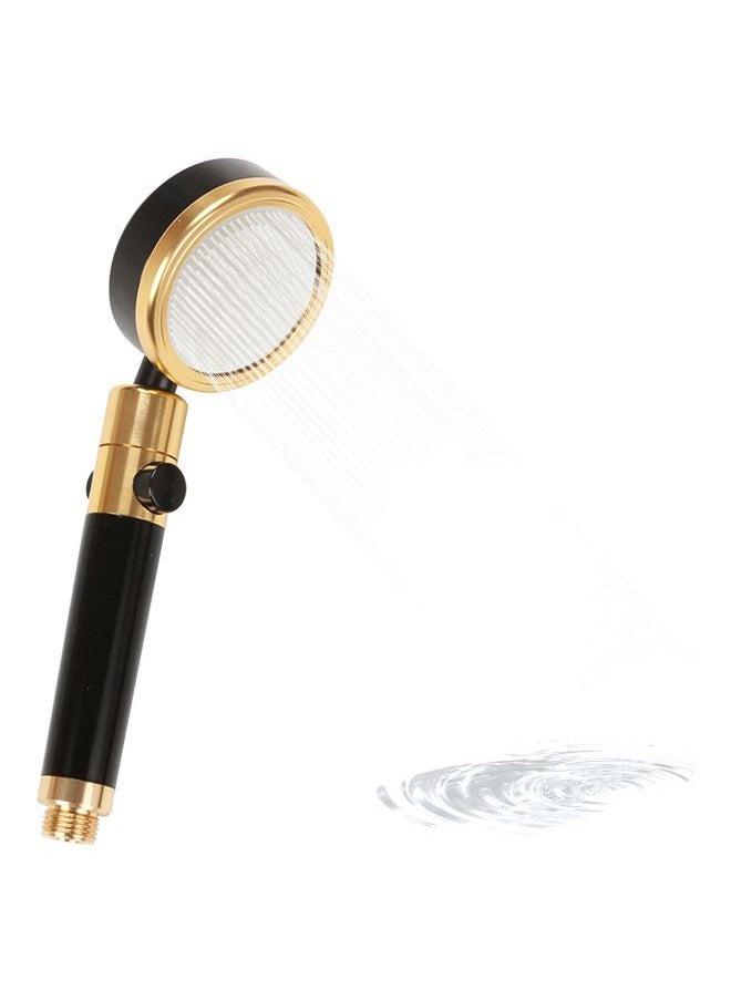 Y&D - Rotatable Shower Head With ON And Off Pause Switch Black/Gold - Image 1