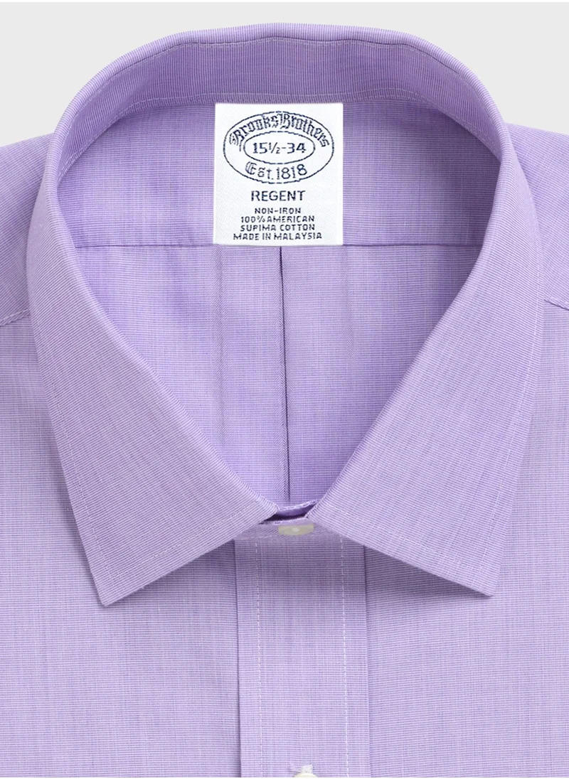 Brooks Brothers Slim Fit Spread Collar Shirt