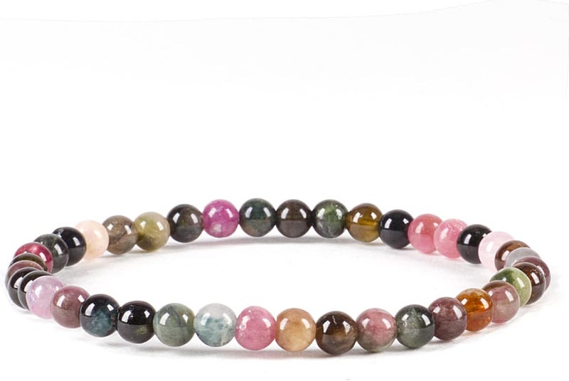 Cherry Tree Collection - Small, Medium, Large Sizes - Gemstone Beaded Bracelets For Women, Men, and Teens - 4mm Round Beads - Image 1