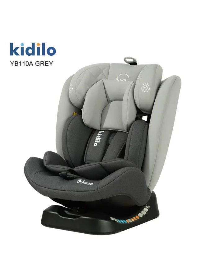 كيديليو مقعد سيارة أطفال Kidilo  (0-18 كجم) - مراحل 1 و 2 - تثبيت بحزام الأمان