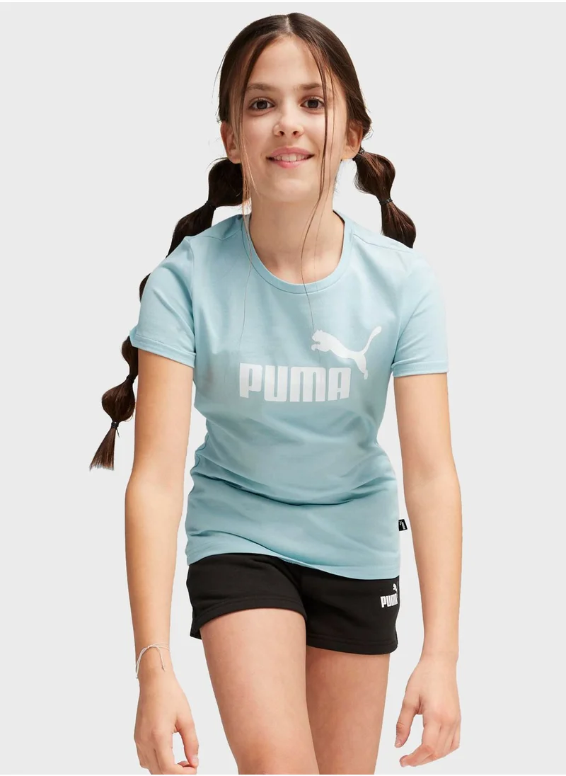 PUMA Kids Logo T-Shirt & Shorts Set