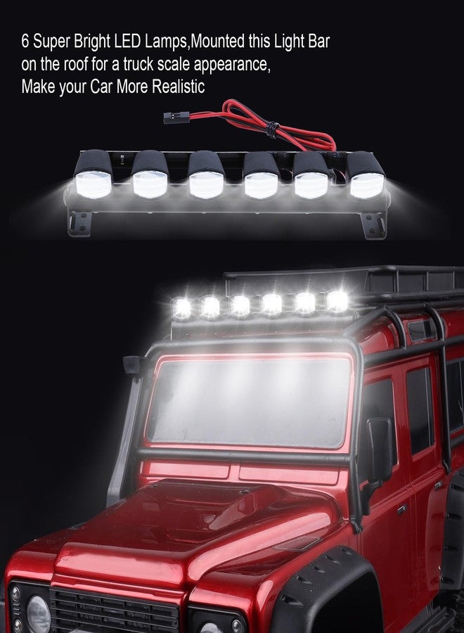 HobbyPark RC Car Light Bar Kit 6 LEDs Body Shell Roof Lights for 1/10 RC Crawler Car Truck Accessories - Image 3