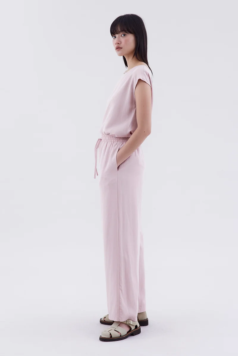 The Editor's Market Melena High-Rise Drawstring Pants