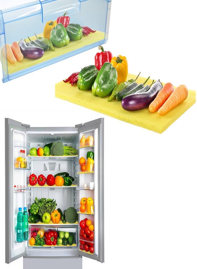 KR. LIF Refrigerator Liners for Shelves 4 Count Fridge Liners for Refrigerator Fridge Shelf Liners Mats - Image 3