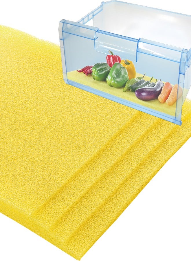 KR. LIF Refrigerator Liners for Shelves 4 Count Fridge Liners for Refrigerator Fridge Shelf Liners Mats - Image 4
