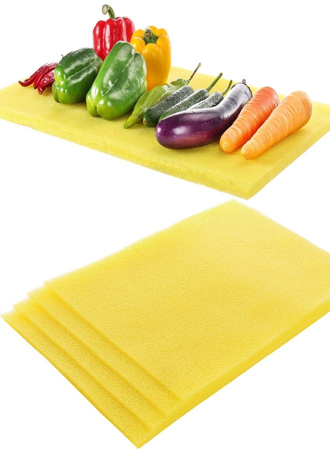 KR. LIF Refrigerator Liners for Shelves 4 Count Fridge Liners for Refrigerator Fridge Shelf Liners Mats - Image 2