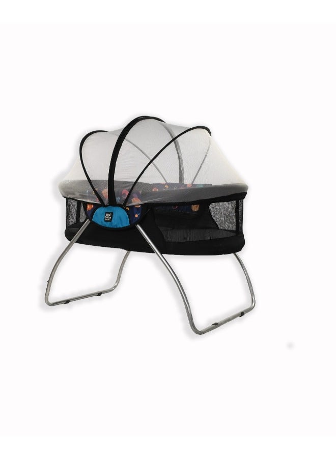 Uni baby Baby Cot bed all on board blue  - Image 1
