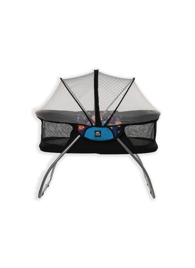 Uni baby Baby Cot bed all on board blue  - Image 2