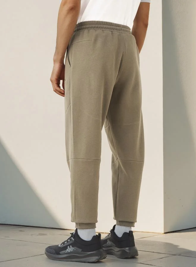 Kappa  Kappa Regular Fit Panelled Joggers for Men | Best Price UAE