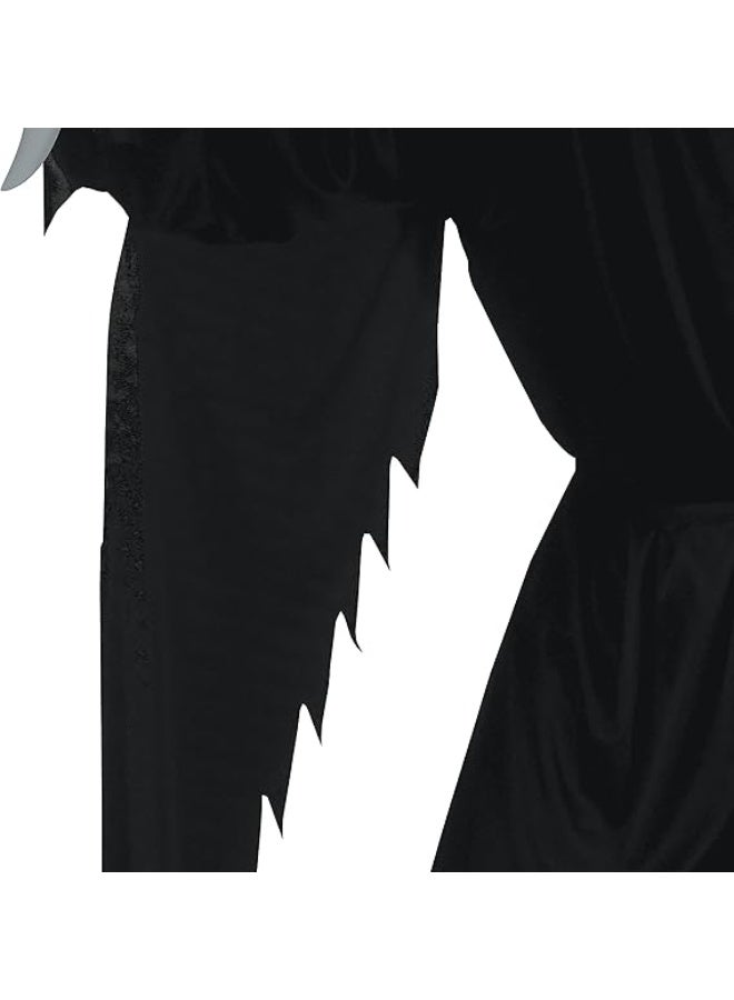 Jorunb Kids Fun World Scream Ghost Face Costume, Scary Ghost Face Halloween Carnival Scream Cosplay Costume with Mask - Image 5