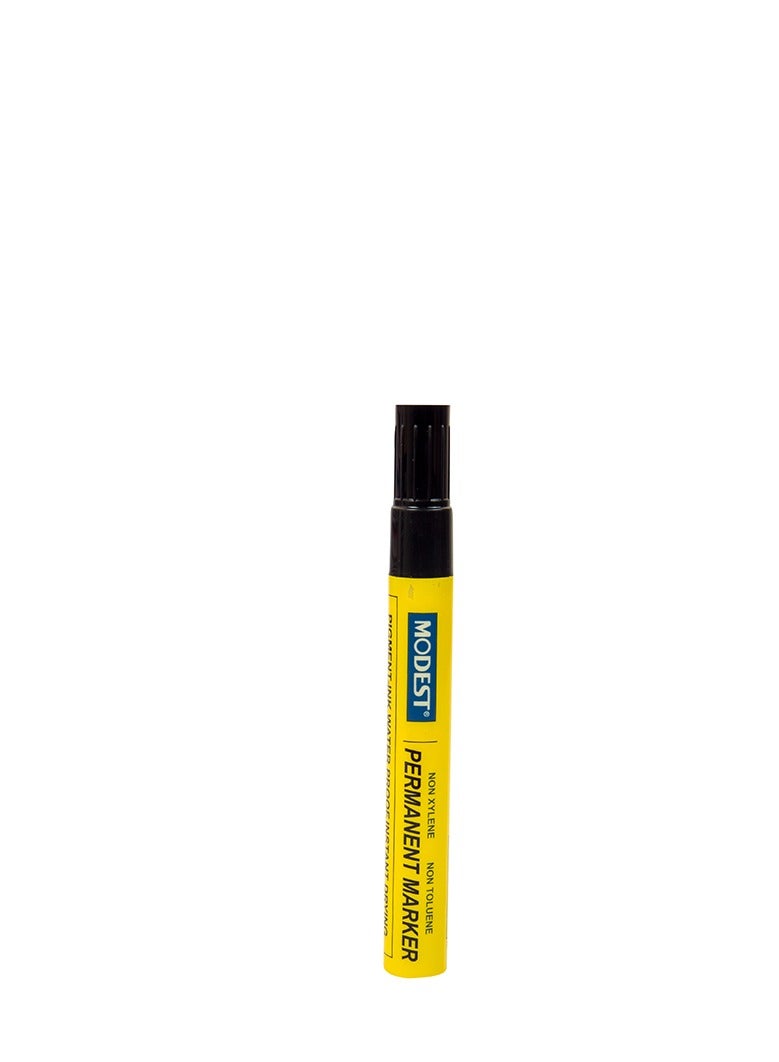 MODEST MODEST Permanent Marker Red – Rounded Tip – Pack of 12  - Image 2