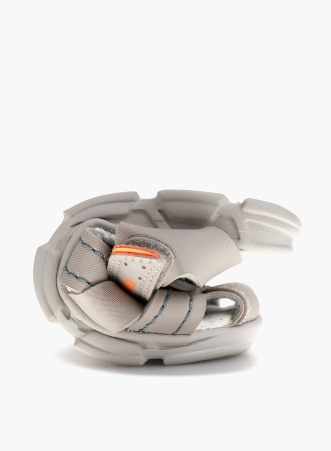 Boys Strap Sandals With Hook And Loop Closure