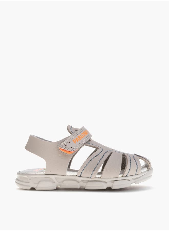 Pablosky Boys Strap Sandals With Hook And Loop Closure  - Image 1