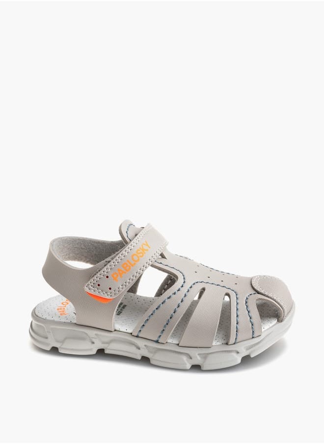 Pablosky Boys Strap Sandals With Hook And Loop Closure  - Image 2