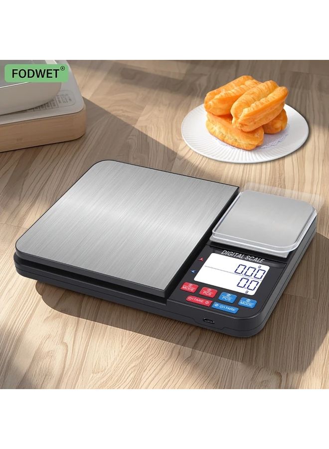 High Precision Dual Scale 0 01g Accuracy 11 02LB 500g Capacity Multi Unit LCD Display - Image 3