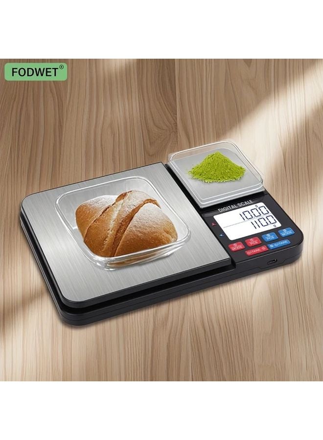 High Precision Dual Scale 0 01g Accuracy 11 02LB 500g Capacity Multi Unit LCD Display - Image 1