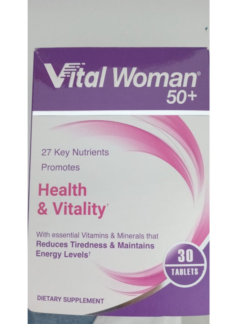 VITAL WOMAN +50 TABLETS 30S