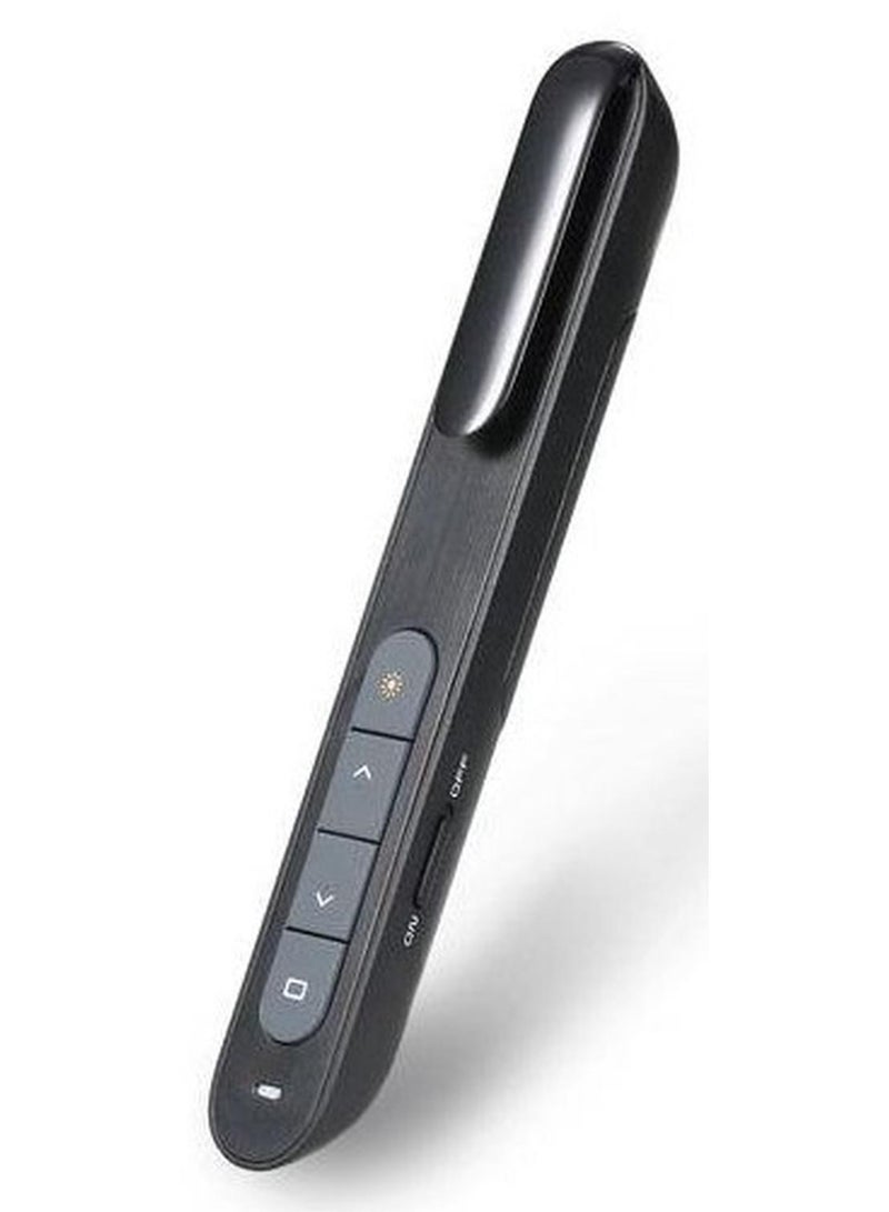 مؤشر عرض تقديمي باور بوينت لاسلكي بتردد 2.4 جيجاهرتز، جهاز نقر PPT مع جهاز استقبال USB، جهاز تحكم عن بعد بطول 100 متر متوافق مع نظام التشغيل Windows Android Mac OS للاجتماعات التعليمية والتدريبية - Image 1