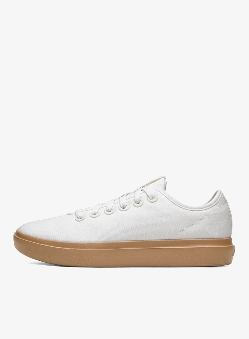 Allbirds Men's Canvas Pipers - Blizzard (Bark Brown Sole)