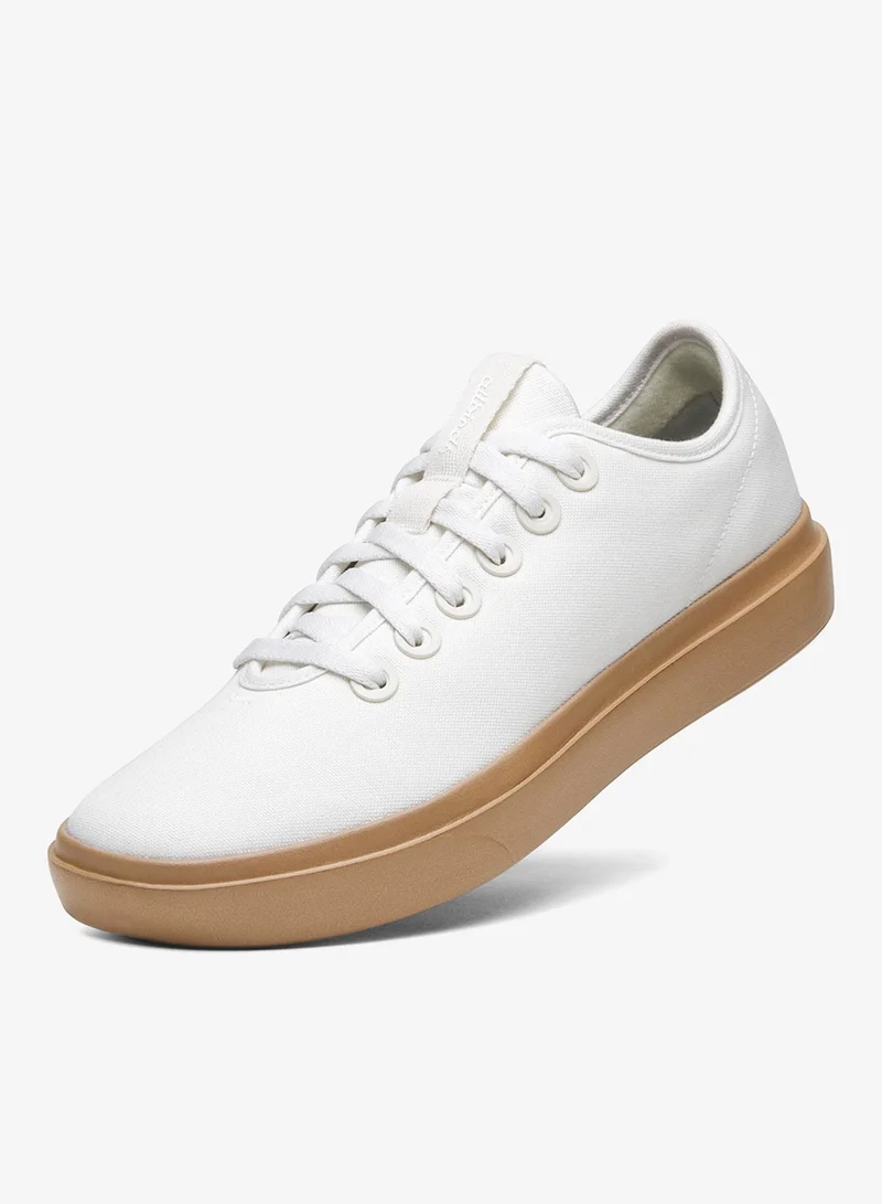Allbirds Men's Canvas Pipers - Blizzard (Bark Brown Sole)