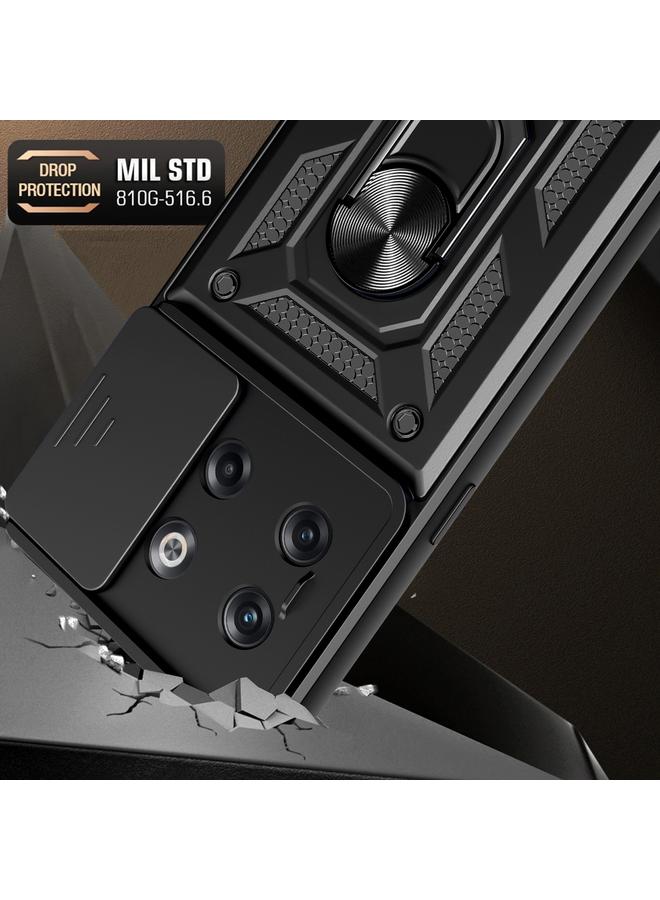 S-TOP Case For OnePlus 10T Sliding Camera Cover Design TPU+PC Phone Case - Image 5