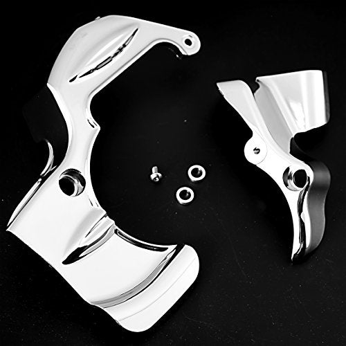 Rudyness Chrome Transmission Shroud Cover For Harley Street Glide Road King FLHX FLHXS CVO 2009 10 11 12 13 14 15 16 - Image 2