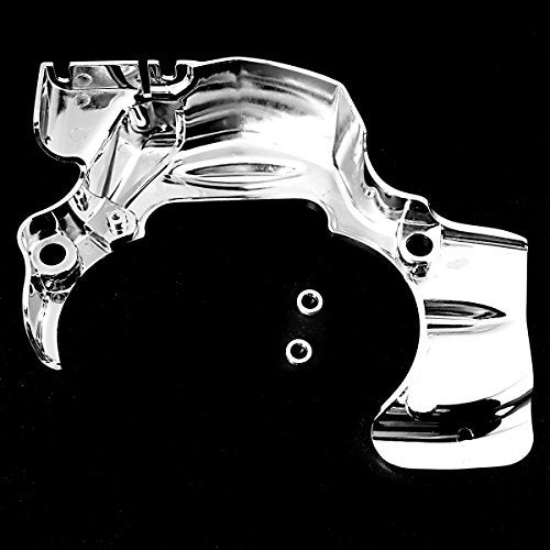 Rudyness Chrome Transmission Shroud Cover For Harley Street Glide Road King FLHX FLHXS CVO 2009 10 11 12 13 14 15 16 - Image 3