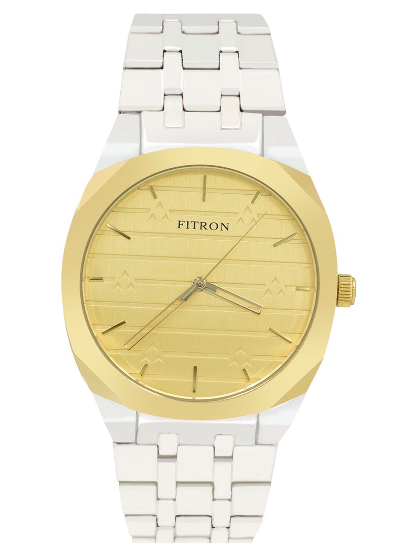 Fitron Quartz Analog Silver Brand Couple Set Watch For Men and Women - Image 5