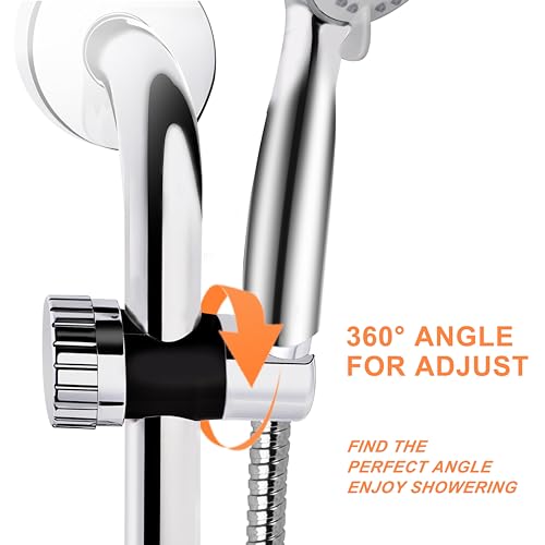 YOO.MEE ADA Grab Bar Hand Shower Bracket, ONLY FIT DIAMETER 1.25'' (32mm) Safety Grab Rail, Split-type design in 5 seconds Easy Installation - Image 4