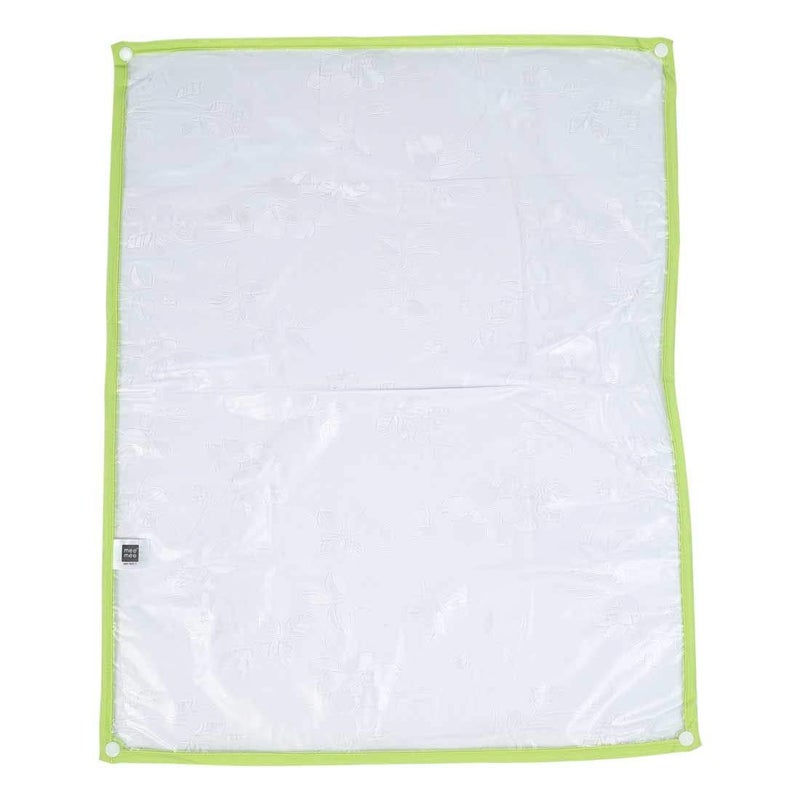 mee mee Mee Mee Innovative Instadry Air-Filled Waterproof Sheet: Ultimate Absorbency for Newborns, Premium Cotton Bed Protector Mattress Cover, Reusable Cot Sheet for Infants, 0-12 Months (Multi-Pack) - Image 4