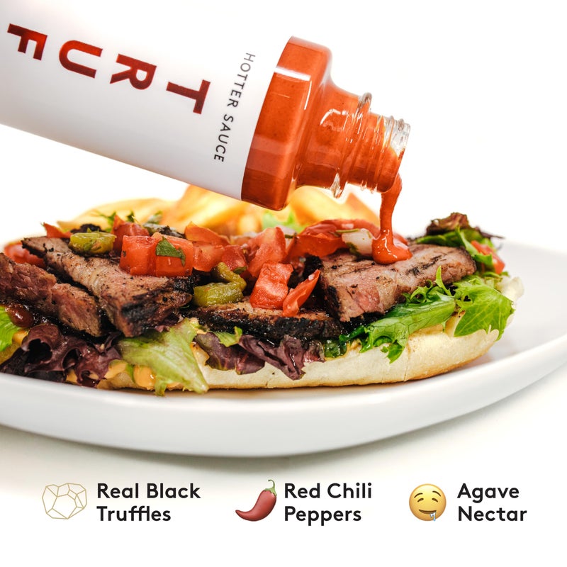 TRUFF Spicy Lovers Pack - TRUFF Hotter Sauce, TRUFF White Hotter Sauce, and TRUFF Black Truffle Arrabbiata Pasta Sauce - Spicy Truffle Hot Sauce Gift Pack of 3 bottles - Image 3