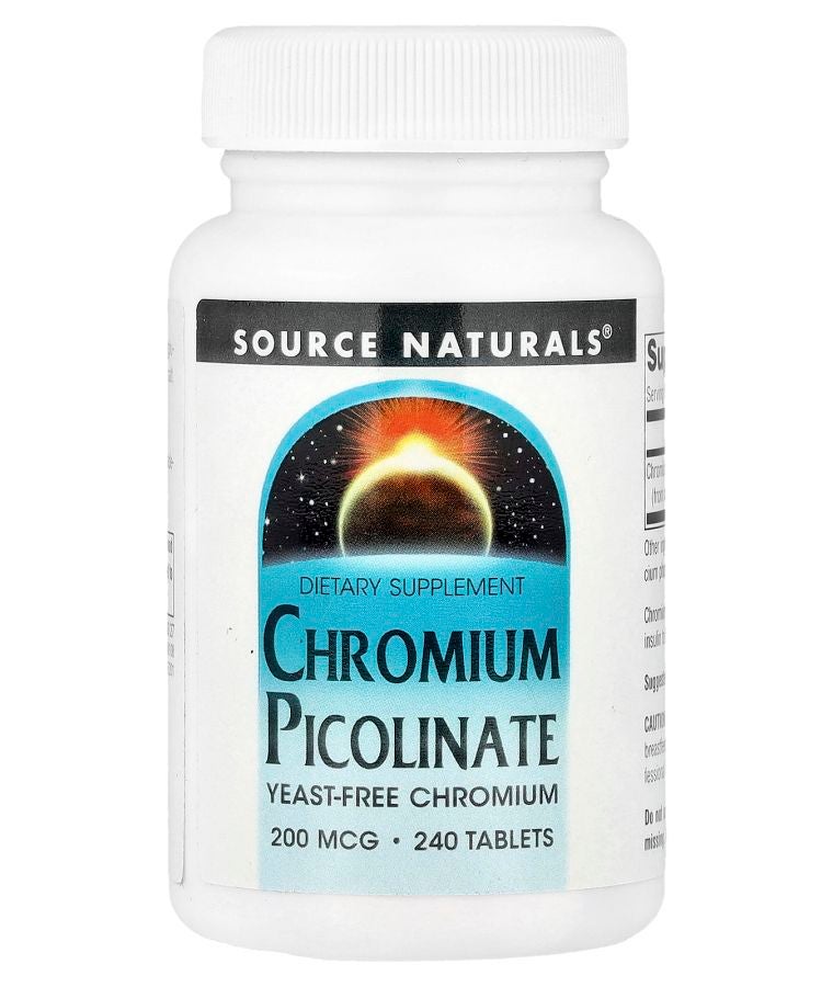 Chromium Picolinate 200 mcg 240 Tablets