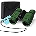 Extrapins Kids Compact Green Binoculars Outdoor Exploration Kit Age 312 Shockproof Perfect for Bird Watching Hiking Camping Travel Learning - Image 3