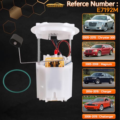 LONGKEES Electric Fuel Pump Assembly FIT Chrysler 300 2005–2015, Dodge Charger 2006–2015, Challenger 2008–2015, Magnum 2005–2008 – Replace OE# E7192M, 68102700AB, SP7029M - Image 2