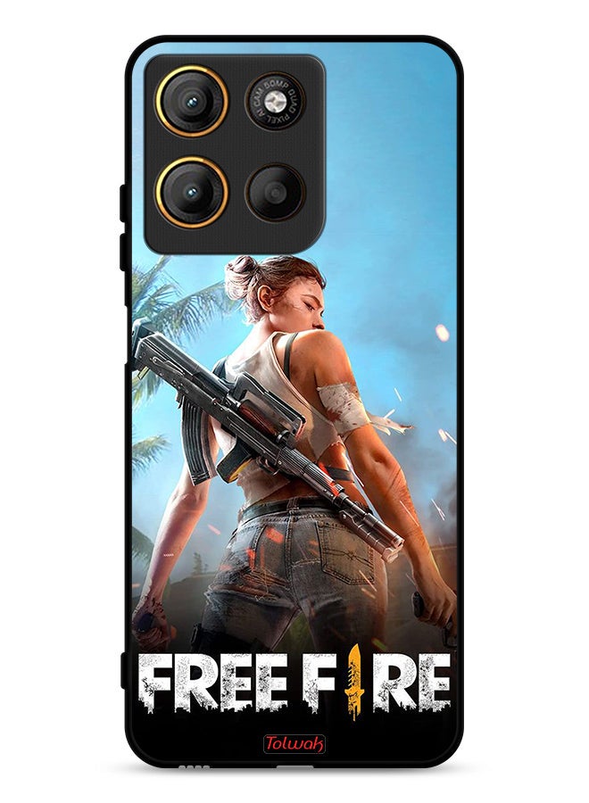 Tolwak Motorola Moto G15 Protective Case Cover Free Fire