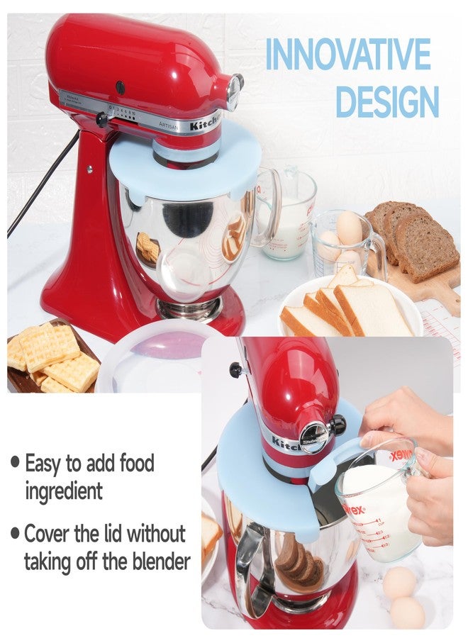LUVCOSY 3 Pack Silicone Covers for KitchenAid Tilt-Head Stand Mixer 4.5-5 Quart Stainless Steel Bowls | KitchenAid Accessory and Attachments | Foldable and Durable Lid (Bowl NOT included) - Image 2