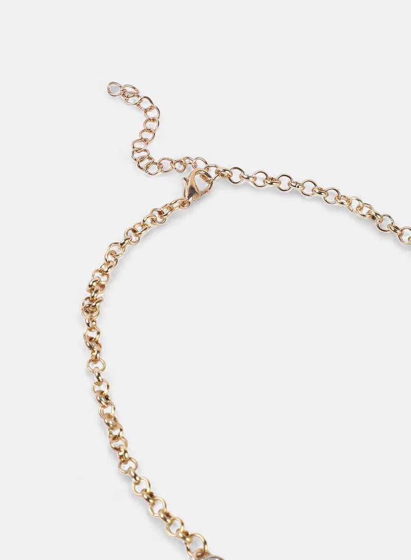 SOHI Contemporary Artificial Necklace Jewellery