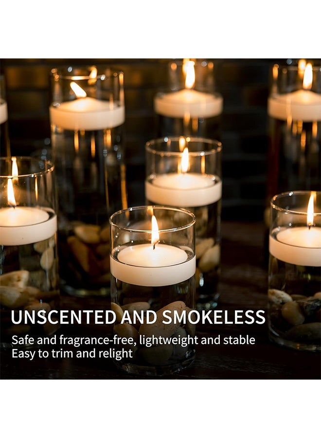 30 Pcs 1.5'' Unscented Floating Candles for Centerpieces Floating Warm Tealights Candles Floating Candles for Wedding Party Decoration - Image 3