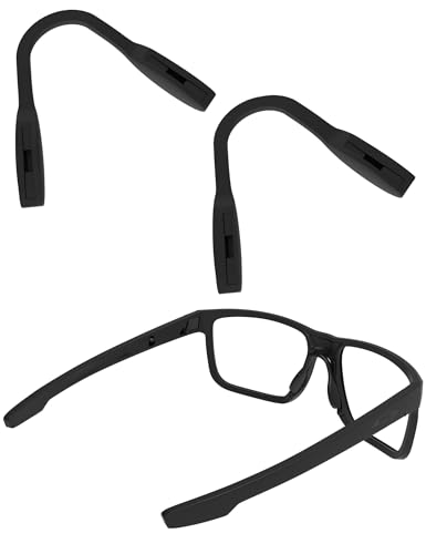 SAUCER قطع غيار أنف بديلة SAUCER لنظارات Oakley Split Shot OO9416 | Split Time OO4129 | Targetline OO4129 | Crossrange Patch R XL OO9361 - أسود قياسي + أسود مناسب للآسيويين - Image 1