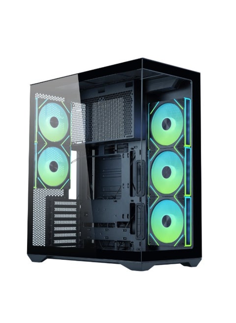 Thermo Case Attack AK06 Full Tower ATX with 5*140mm Fans - Black