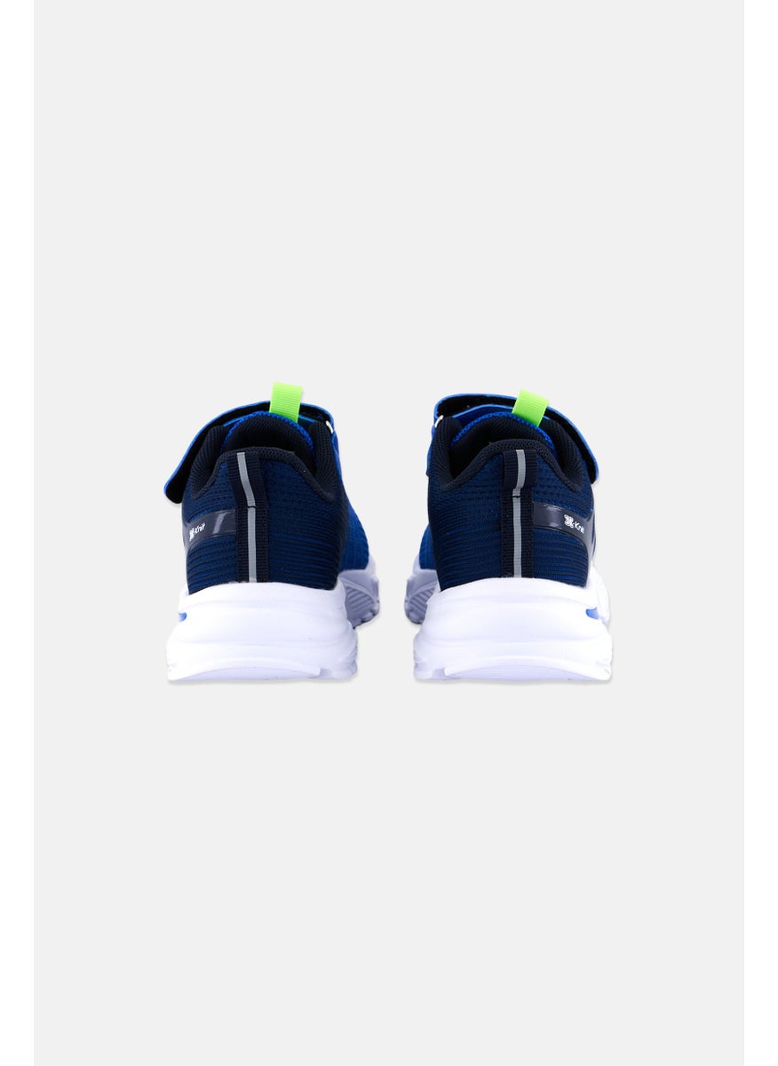 RBX - Kids Boy Ombre Velcro Training Shoes, Blue Combo - Image 1