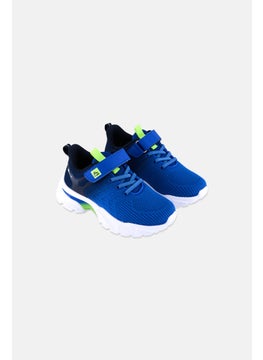Kids Boy Ombre Velcro Training Shoes, Blue Combo