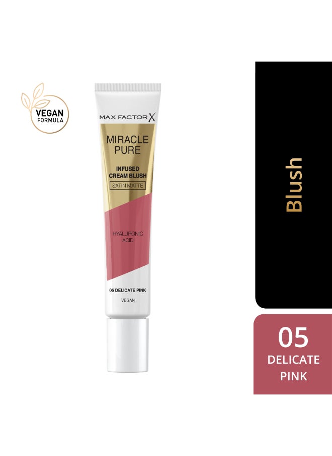 Max Factor - Miracle Pure Cream Infused Blush - Delicate Pink, 15ml - Image 1