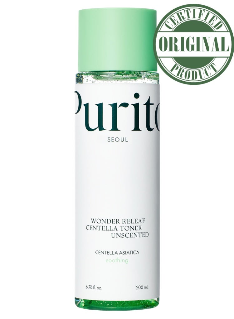 PURITO Wonder Releaf Centella Toner Unscented – Gentle Hydration & Soothing Care - Image 1