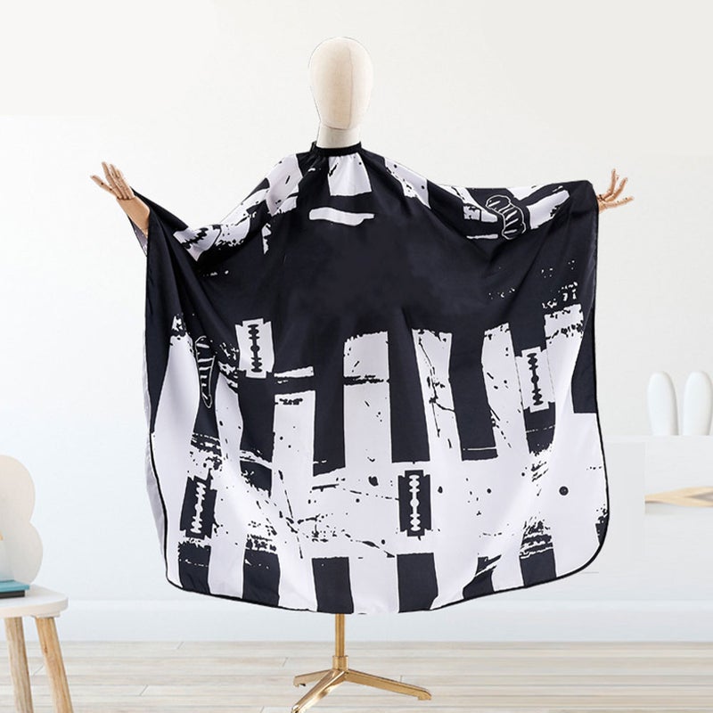 Hair Cutting Cape Printed Hairdressing Cape Haircut Salon Cape Vintage Barber Cape - Image 5