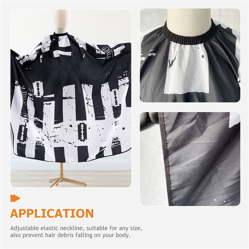 Hair Cutting Cape Printed Hairdressing Cape Haircut Salon Cape Vintage Barber Cape - Image 4
